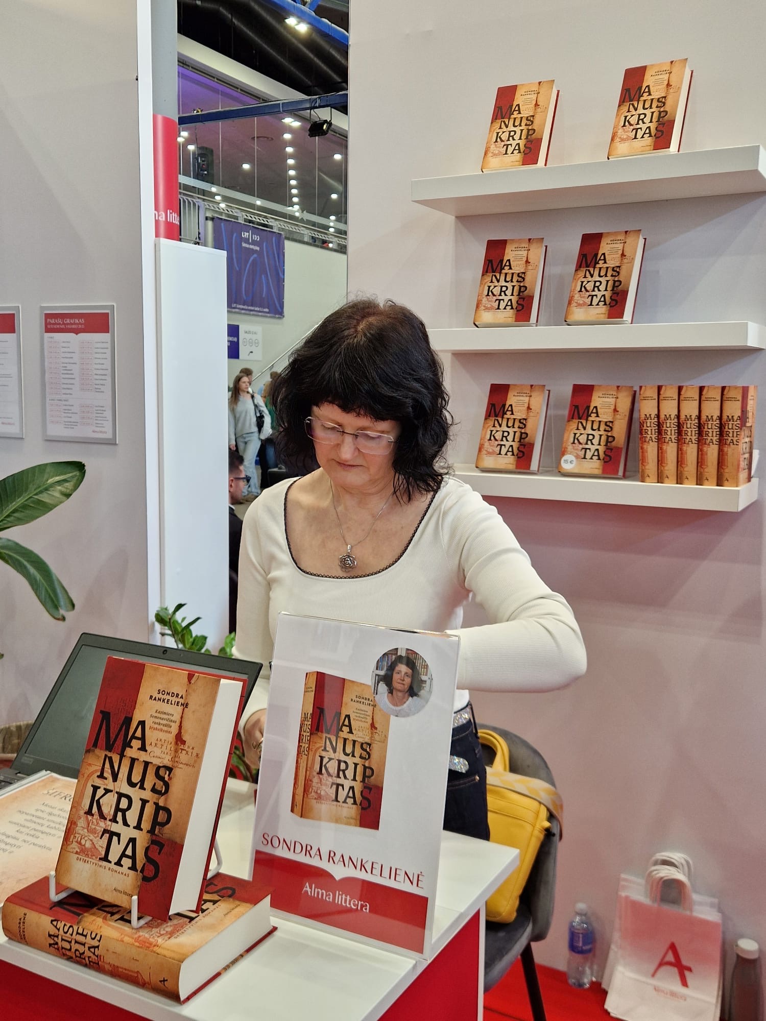 Sondra Rankelienė knygų mugėje